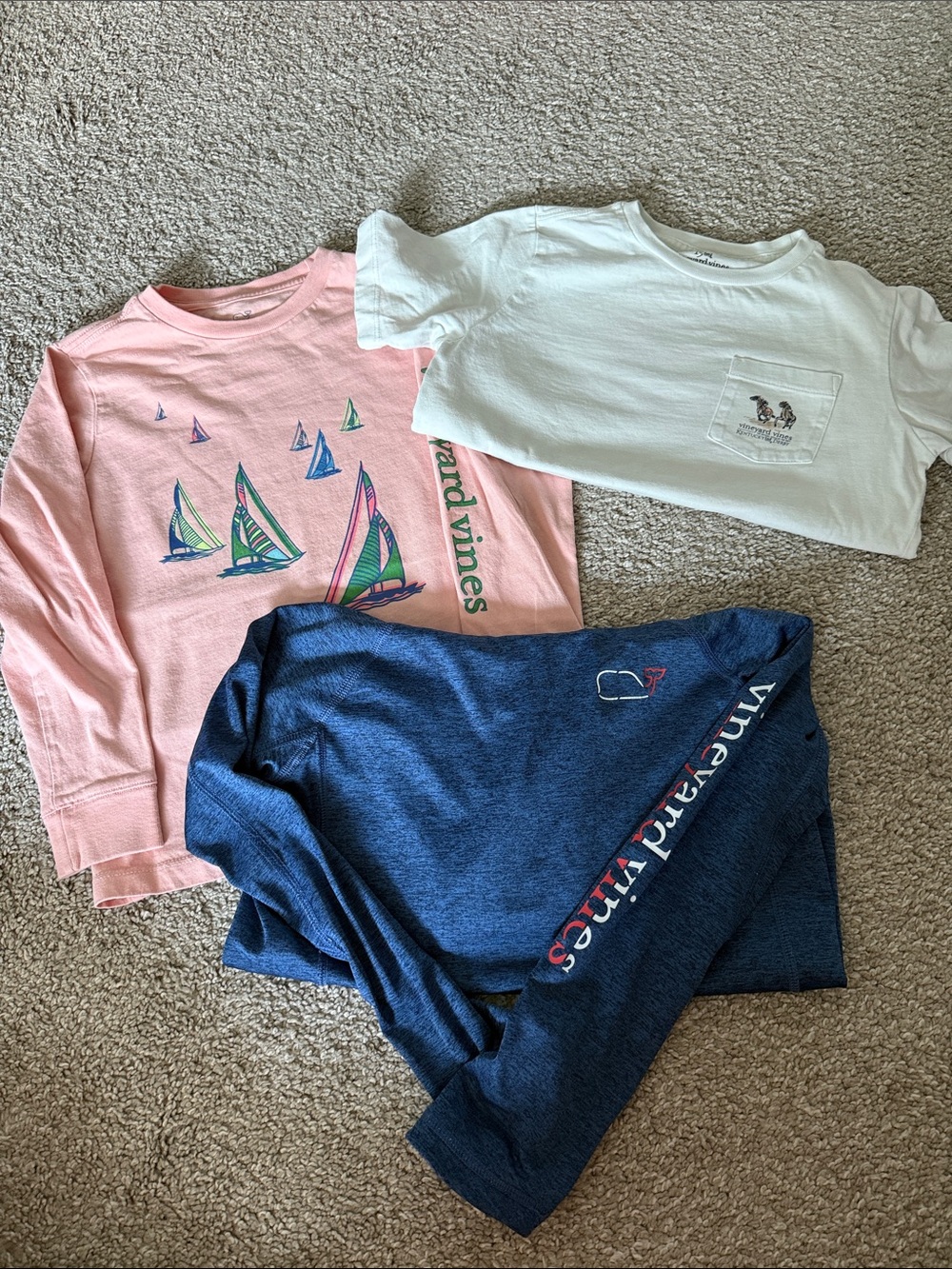 Set of 3 Vineyard Vines Boys Tops